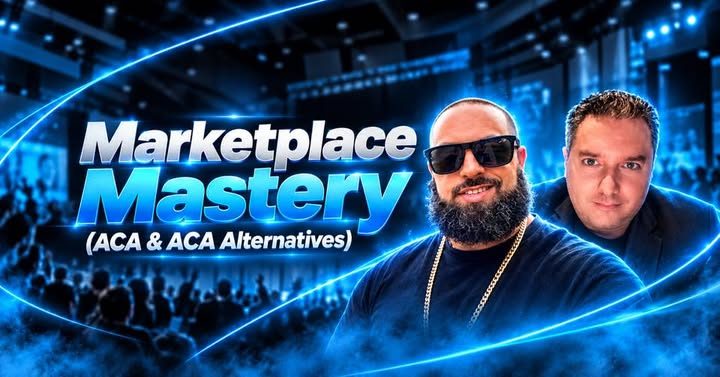 Marketplace Mastery (ACA & ACA Alternatives) group banner with Mike Schellbach and his co-host